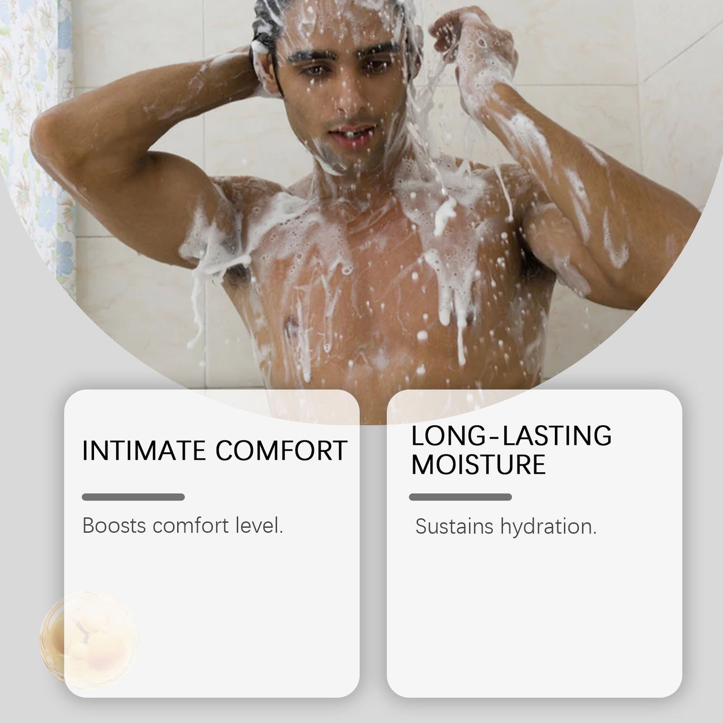 Fluvaris Men’s Intimate Massage Oil – Lightweight Hydrating Body Care Oil (100ml)