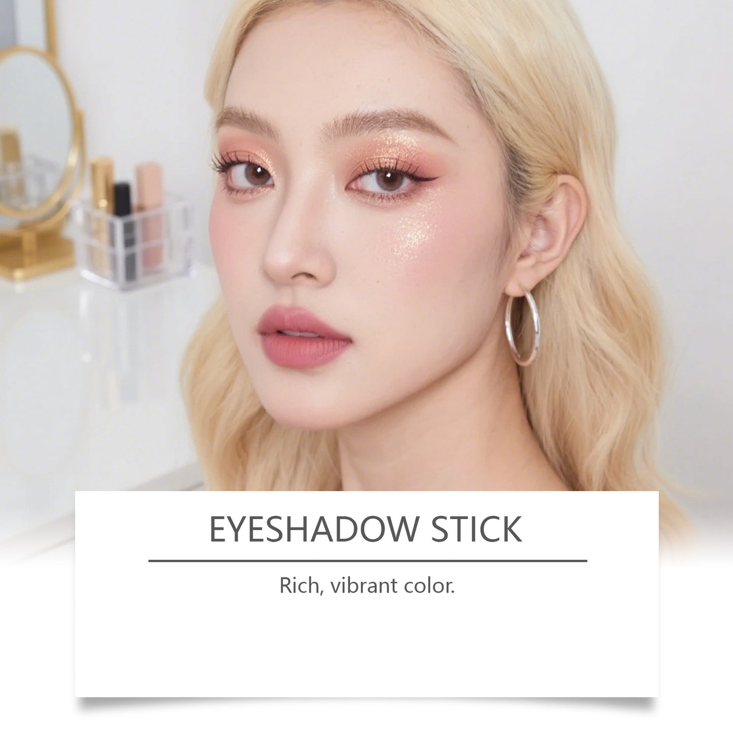 Zephoco Waterproof Eyeshadow Stick – Long-Lasting Shine, Smooth Application & Eye-Enhancing Effect