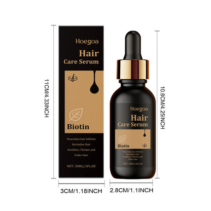 Sérum capilar con biotina Hoegoa: acabado nutritivo y suave (30 ml)
