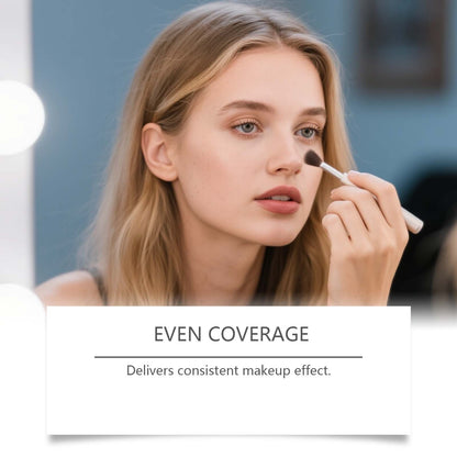 Professional Angled Face Makeup Brush – Foundation & Contour Blending Tool