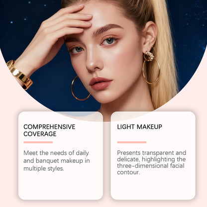 Palette de maquillage tout-en-un Zephoco – Fard à paupières, blush et highlighter avec pinceau pour une utilisation quotidienne et pour offrir