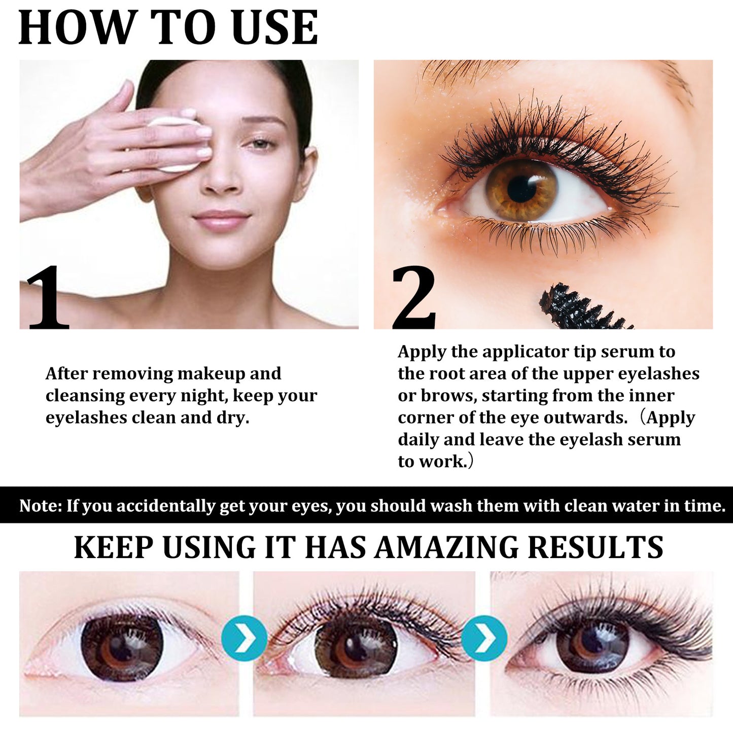 EELHOE Lash Care Serum – Castor Oil Eyelash Conditioning Liquid