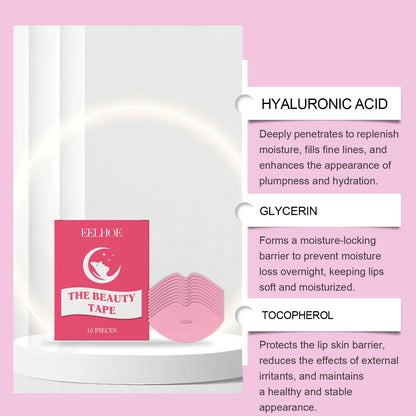 EELHOE Beauty Tape – Lip Moisture Patch for Smooth & Hydrated Lips (10 Pieces)