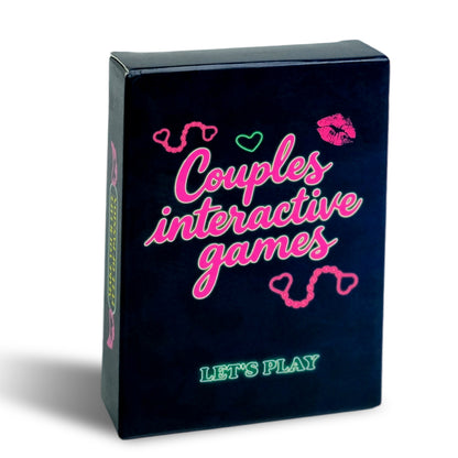 Cartes de jeu interactives pour couples – Amusant et romantique (50 cartes) (18+)