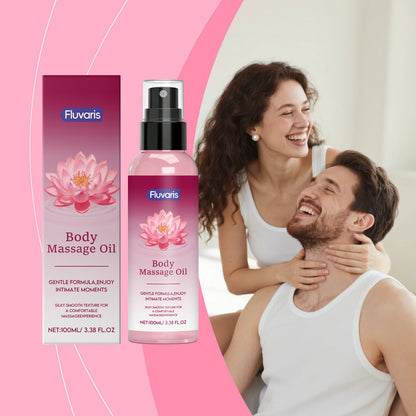 Fluvaris Body Massage Oil | Lightweight Hydrating Skin Care Formula | 100ml