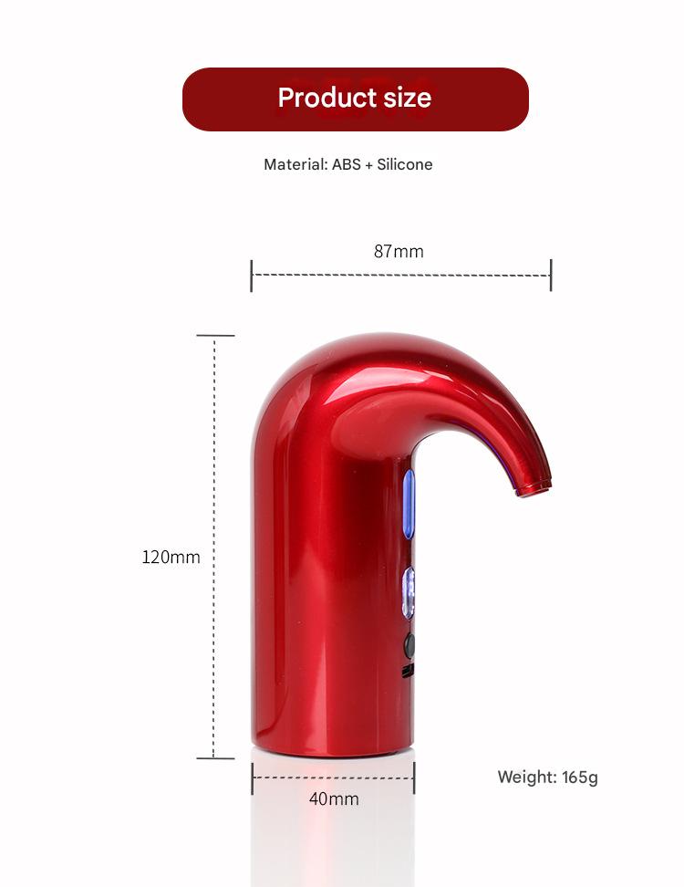 Electric Wine Aerator & Pourer – USB Rechargeable Automatic Wine Decanter