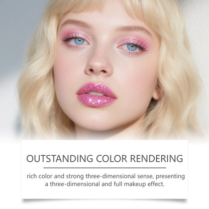 Zephoco Diamond Lip Gloss – Shimmer Finish Moisturizing Lipstick