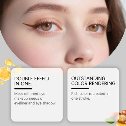 Delineador de ojos Zeyhoco de doble punta: suave, duradero y resistente a las manchas
