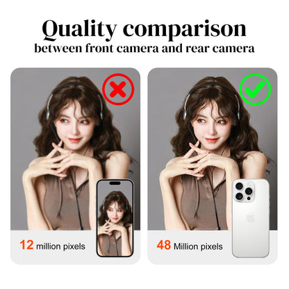 Magic Mirror Phone Stand – Adjustable Desktop Live Streaming & Filming Stand