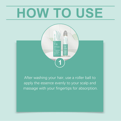 Sérum roll-on Hoegoa Hair Volume: hidratación ligera y cuidado diario del cuero cabelludo (28 ml)