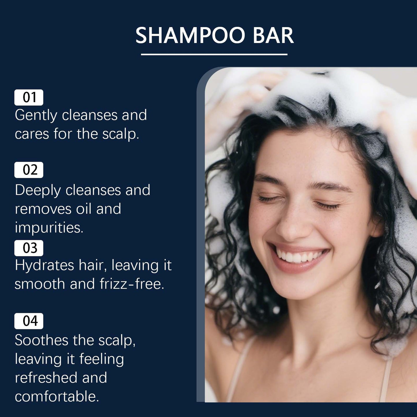 Shampoing solide nourrissant Hoegoa – Réparateur et régulateur de sébum pour cuir chevelu sensible 100 g