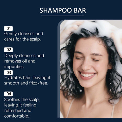 Shampoing solide nourrissant Hoegoa – Réparateur et régulateur de sébum pour cuir chevelu sensible 100 g