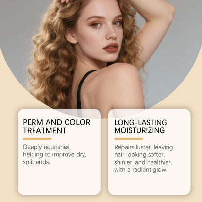 Mascarilla capilar revitalizante Hoegoa 8S: restaura el cabello dañado por la coloración (100 g)