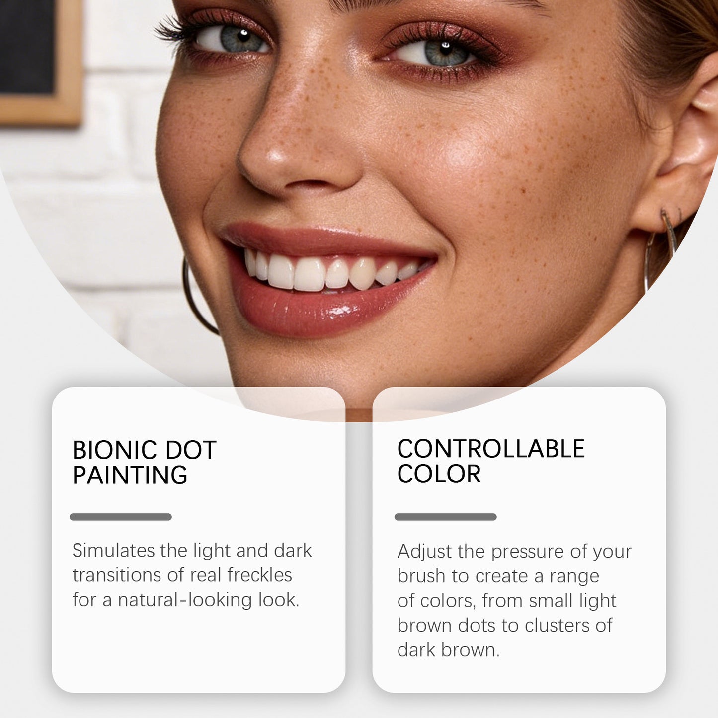 Zephoco Freckle Makeup Pen – Natural-Looking Waterproof Long-Lasting Freckle Effect for Face