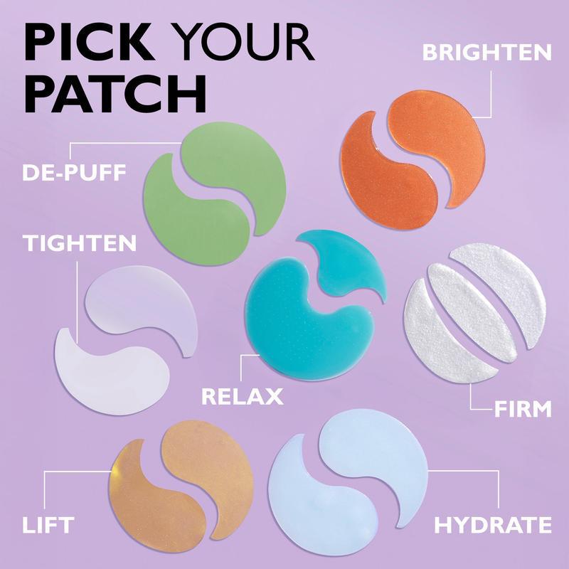 Parches de colágeno para ojos, iluminadores y reafirmantes, con niacinamida y ácido hialurónico 