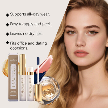 Zephoco Lip Stain Masque – Matte Long-Wearing Lip Color with Precision Applicator