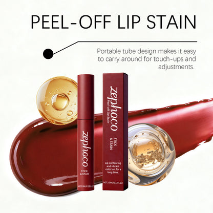 Zephoco Peel-Off Stick & Stain Lip Tint