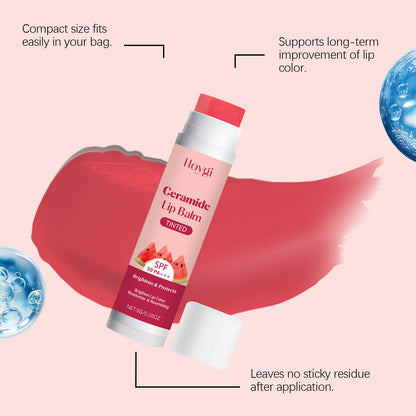 Hoygi Ceramide Tinted Lip Balm – Moisturizing, Lightweight & Daily Lip Care (SPF 50 PA++)