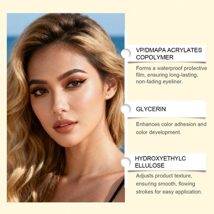 Delineador líquido Queen: delineador de precisión antimanchas