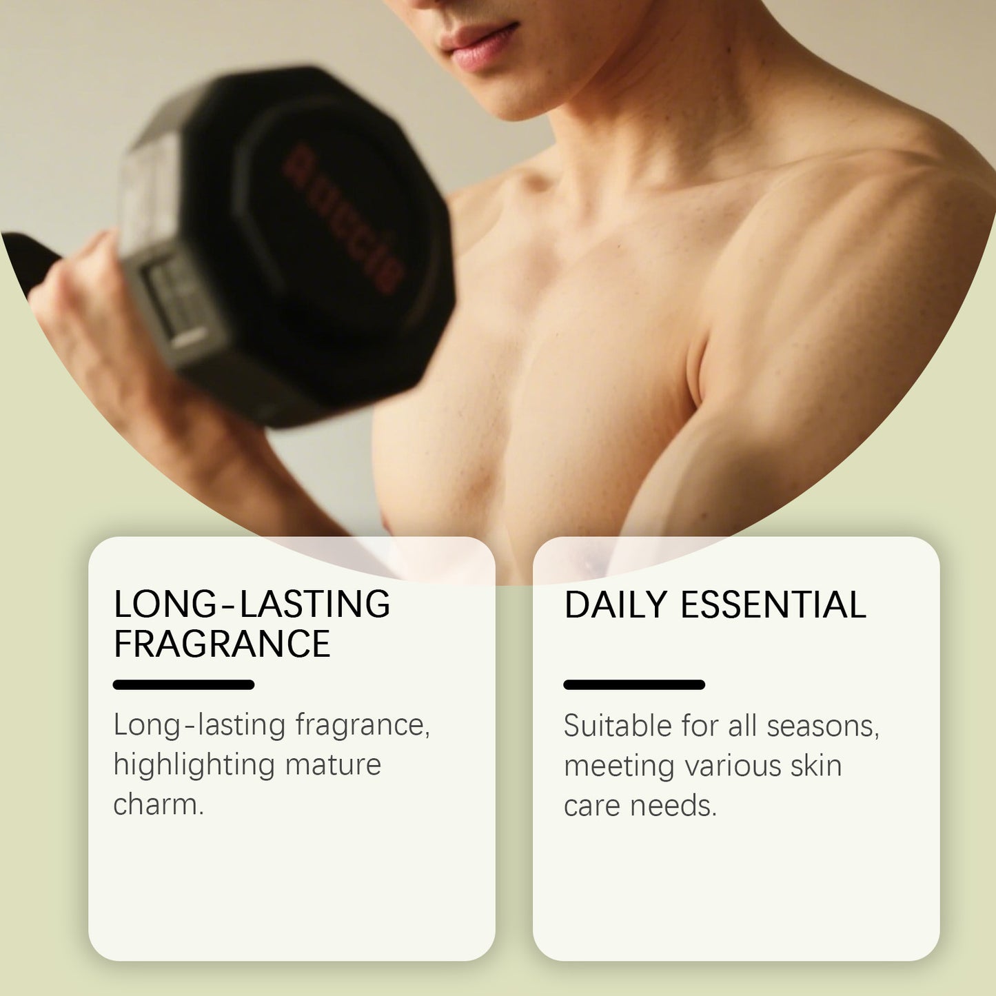 North Moon Men’s Massage Oil – Lightweight Hydrating Body Care Oil for Daily Use (30ml)