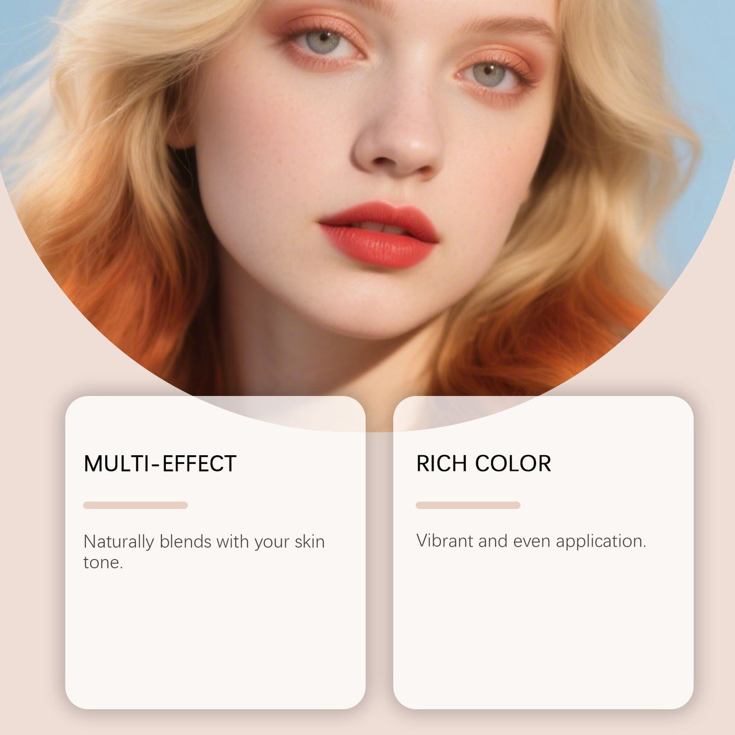 Paleta de maquillaje todo en uno Zephoco Fashion: sombra de ojos, brillo de labios, rubor y contorno