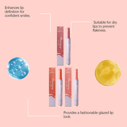 Zephoco Glazed Lip Gloss Stick – Moisturizing Shine for Defined, Smooth Lips
