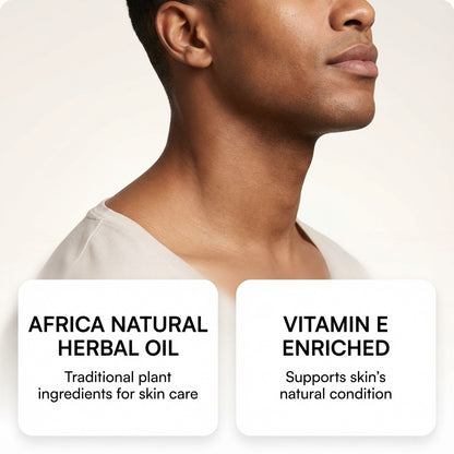 Fluvaris Male Massage Oil – Lightweight Hydrating Body Oil for Daily Care (30ml)