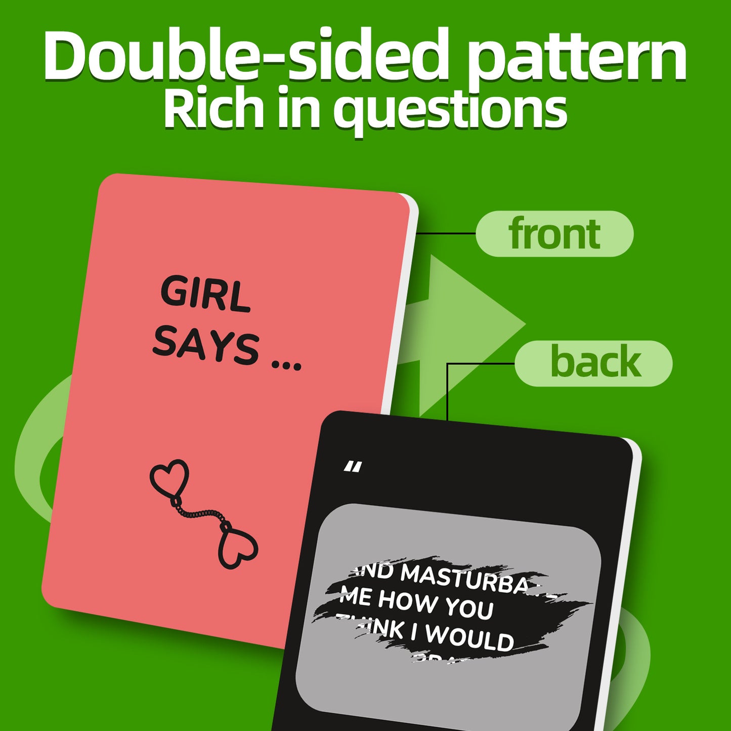 Cartes à gratter Fun Commands pour couples – Jeu interactif garçon et fille (46 cartes) (18+)