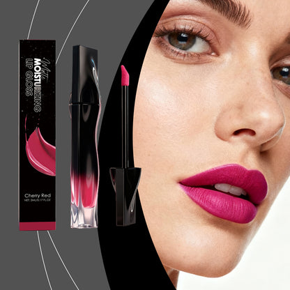 Zephoco Matte Moisturizing Lip Gloss – Soft Matte Lip Color with Precision Brush