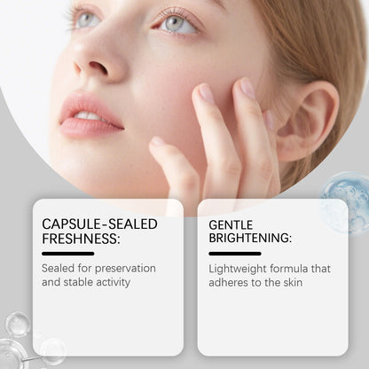 Cápsulas de suero facial iluminador e hidratante Moxirea