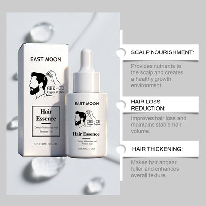 Esencia capilar con péptidos de cobre: ​​suero nutritivo para el cuero cabelludo y el cabello (30 ml)