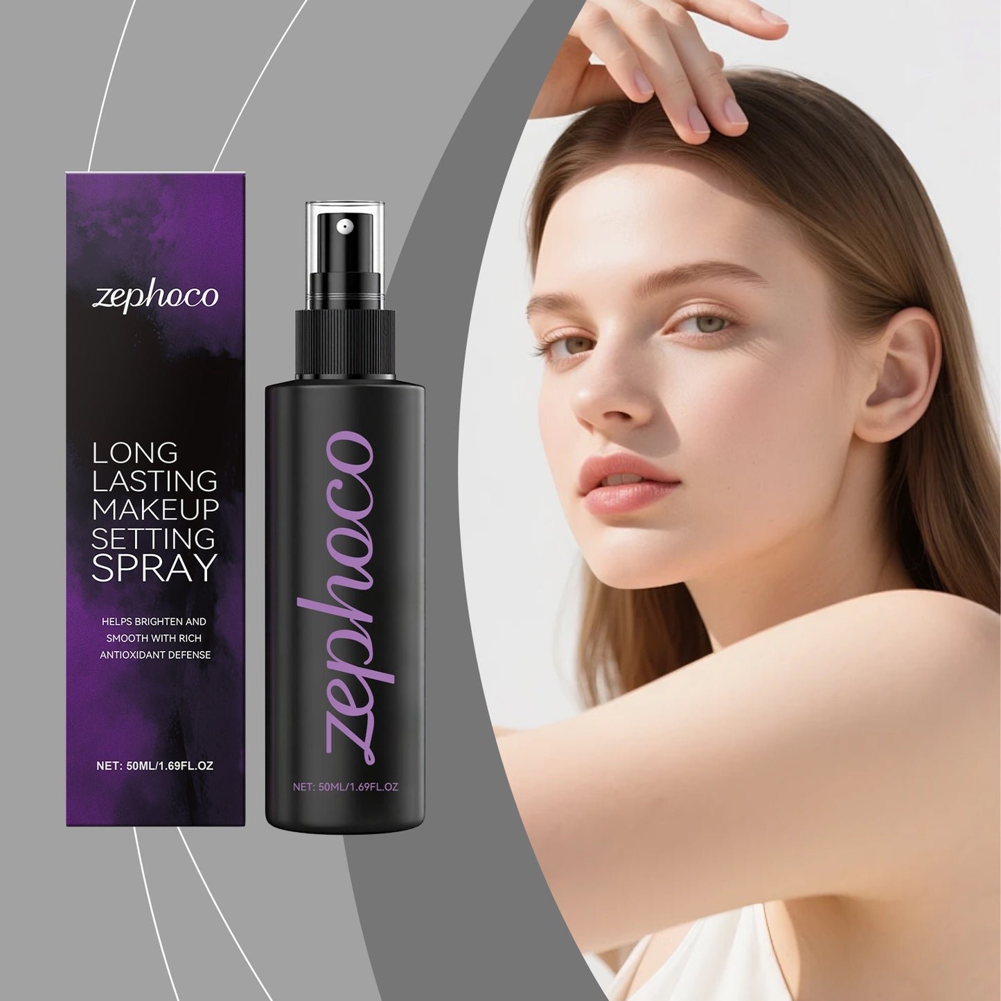 Zephoco Hydrating Pre-Makeup Setting Spray – Lightweight Makeup Prep & Refresh Mist