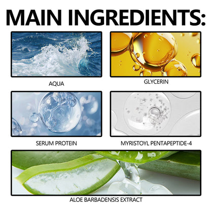 Suero para el Crecimiento de Pestañas EELHOE: Alarga, Riza e Hidrata Pestañas y Cejas (20 ml + 2 Cepillos)