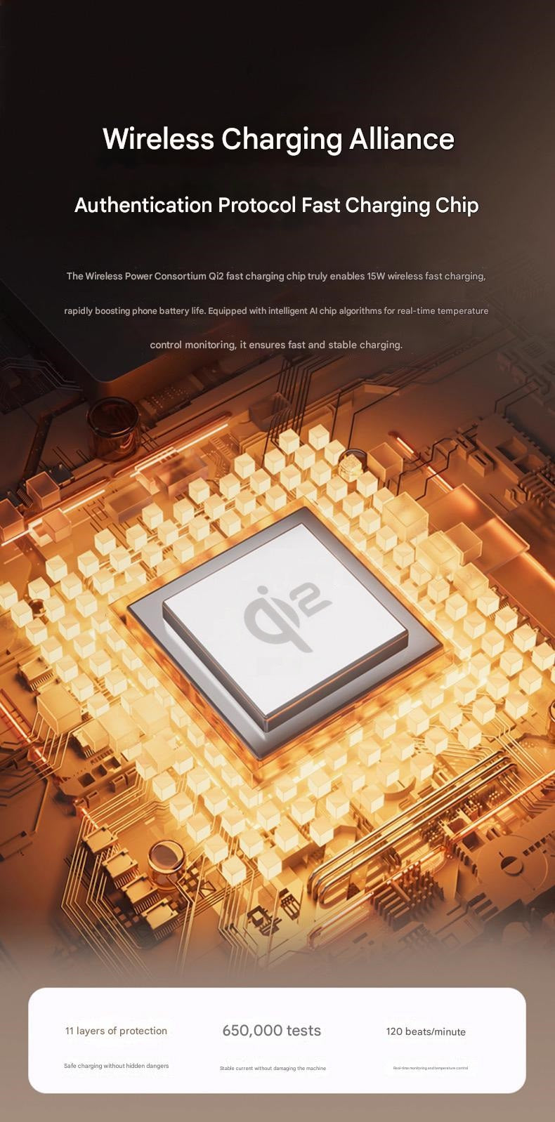 3-in-1 Magnetic Wireless Charger with Electric Pop-Up | Qi2 Compatible