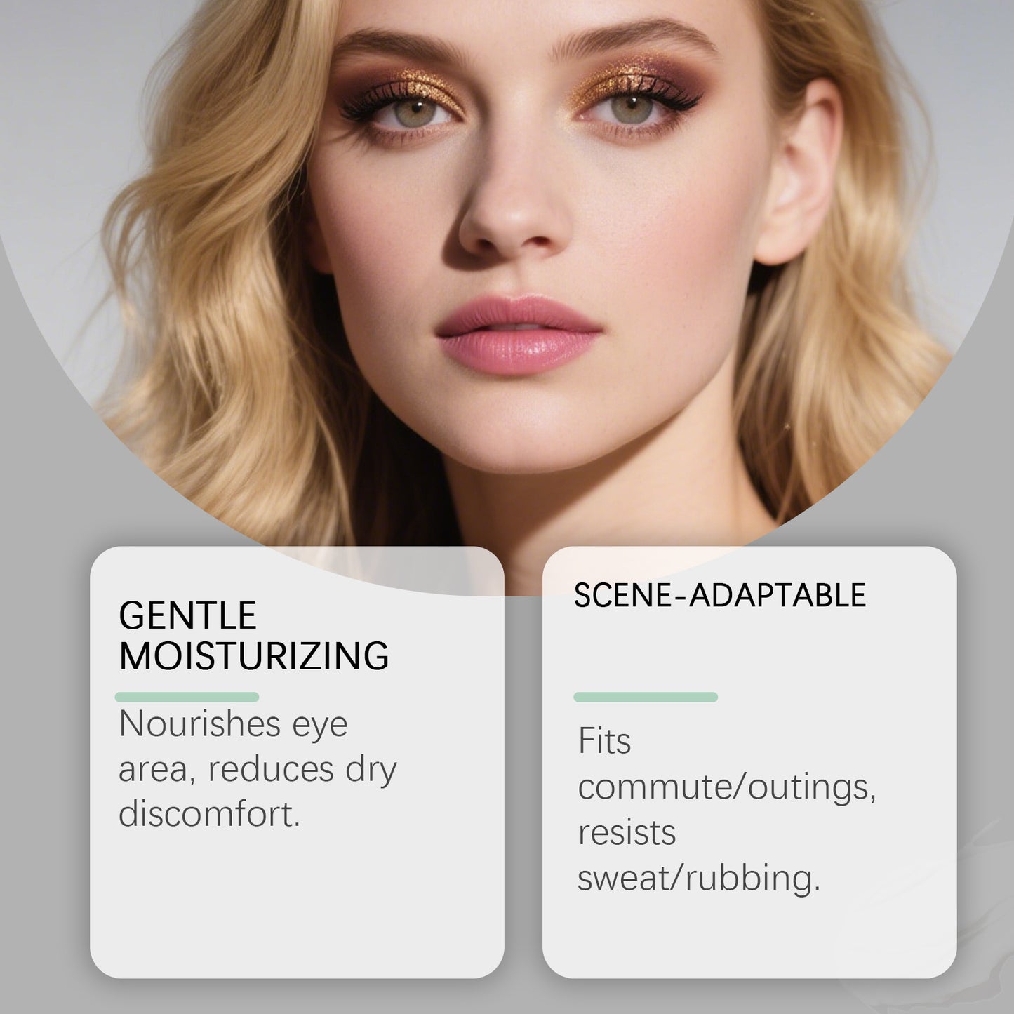 Dúo de sellos delineadores de ojos: set de maquillaje de ojos alados fácil