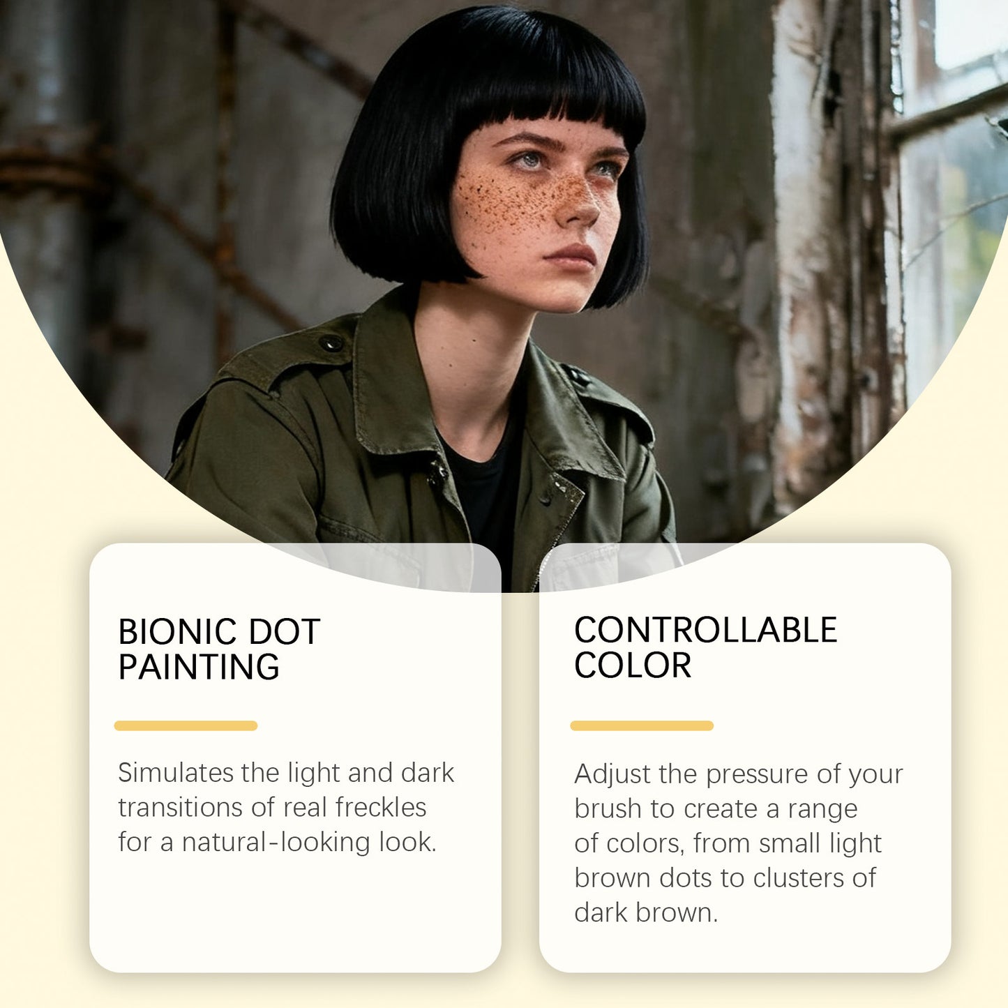 Zephoco Blush Freckle Pen – Quick-Dry, Natural Finish & Portable Double-End Design