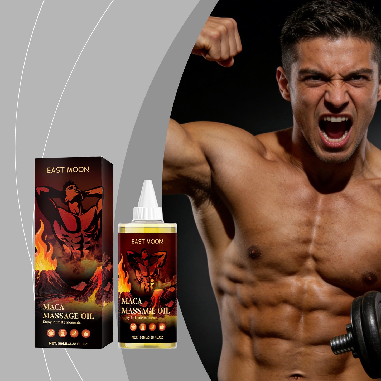 Maca Massage Oil – Moisturizing Body Massage & Relaxation Oil for Couples