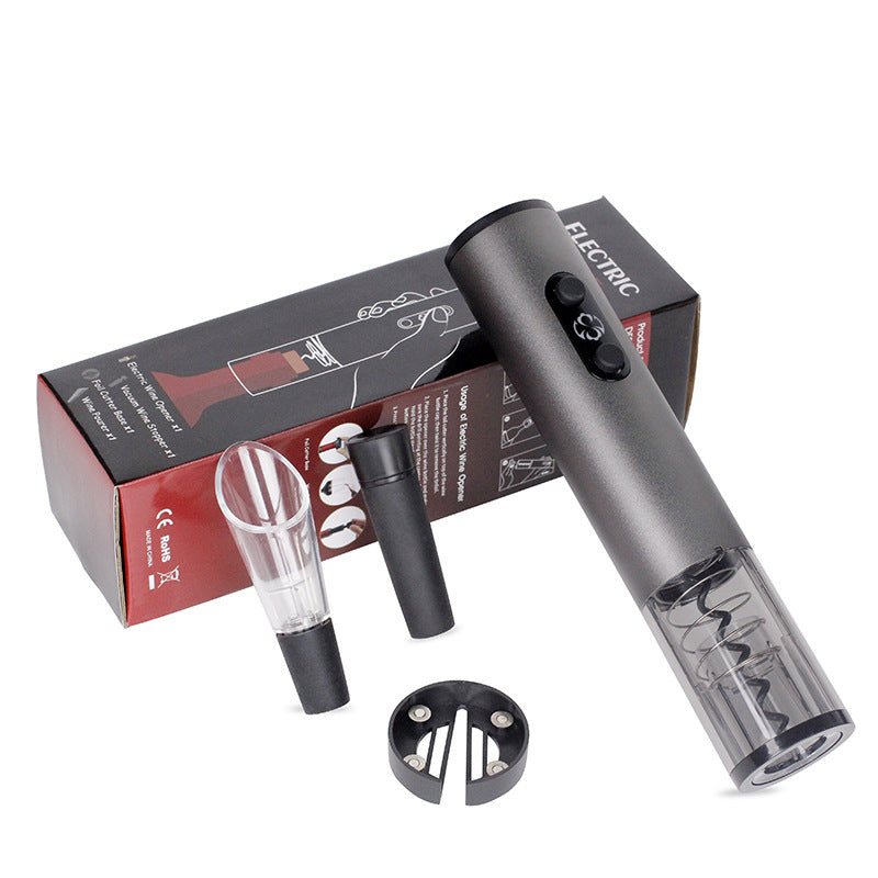 Rechargeable Electric Wine Opener Set – 4-in-1 Automatic Corkscrew Kit