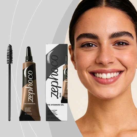Zephoco Long-Lasting Dye Eyebrow Gel – Natural Shaping & Smudge-Resistant Brow Formula