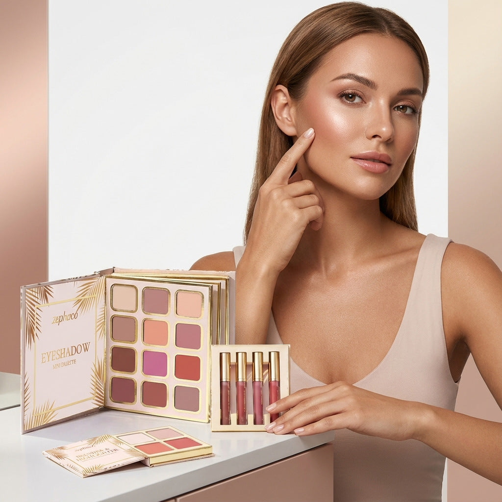 Zephoco Eyeshadow Mini Palette – Rich Pigment & Long-Lasting Smooth Finish