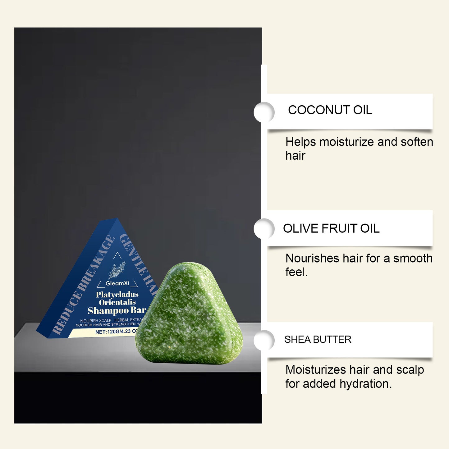 Champú Platycladus Orientalis – Cuidado capilar fortalecedor y nutritivo (120 g)