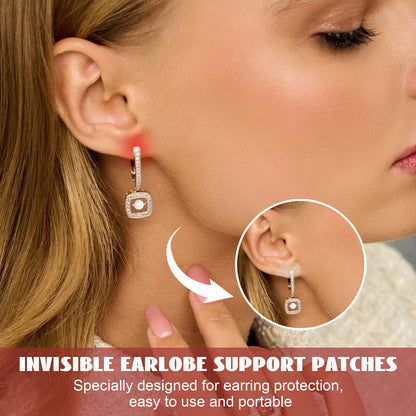 EELHOE Invisible Earlobe Support Patches – Lightweight Earring Support Pads