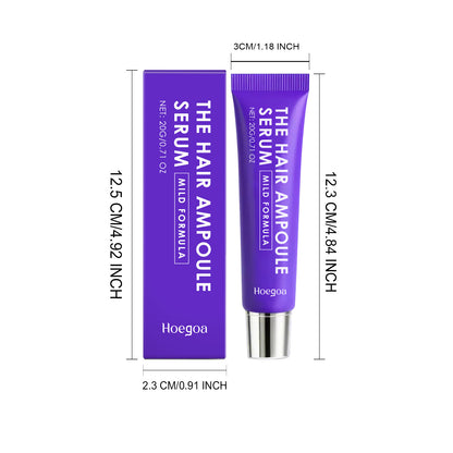 Suero capilar en ampolla Hoegoa: hidratación ligera y cuidado reconfortante para el cuero cabelludo