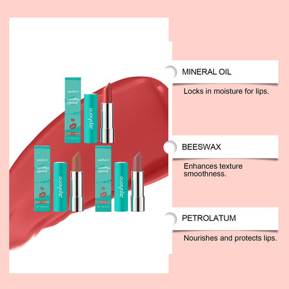 Zephoco Smoothing Lipstick – Glossy Finish & Comfortable Wear