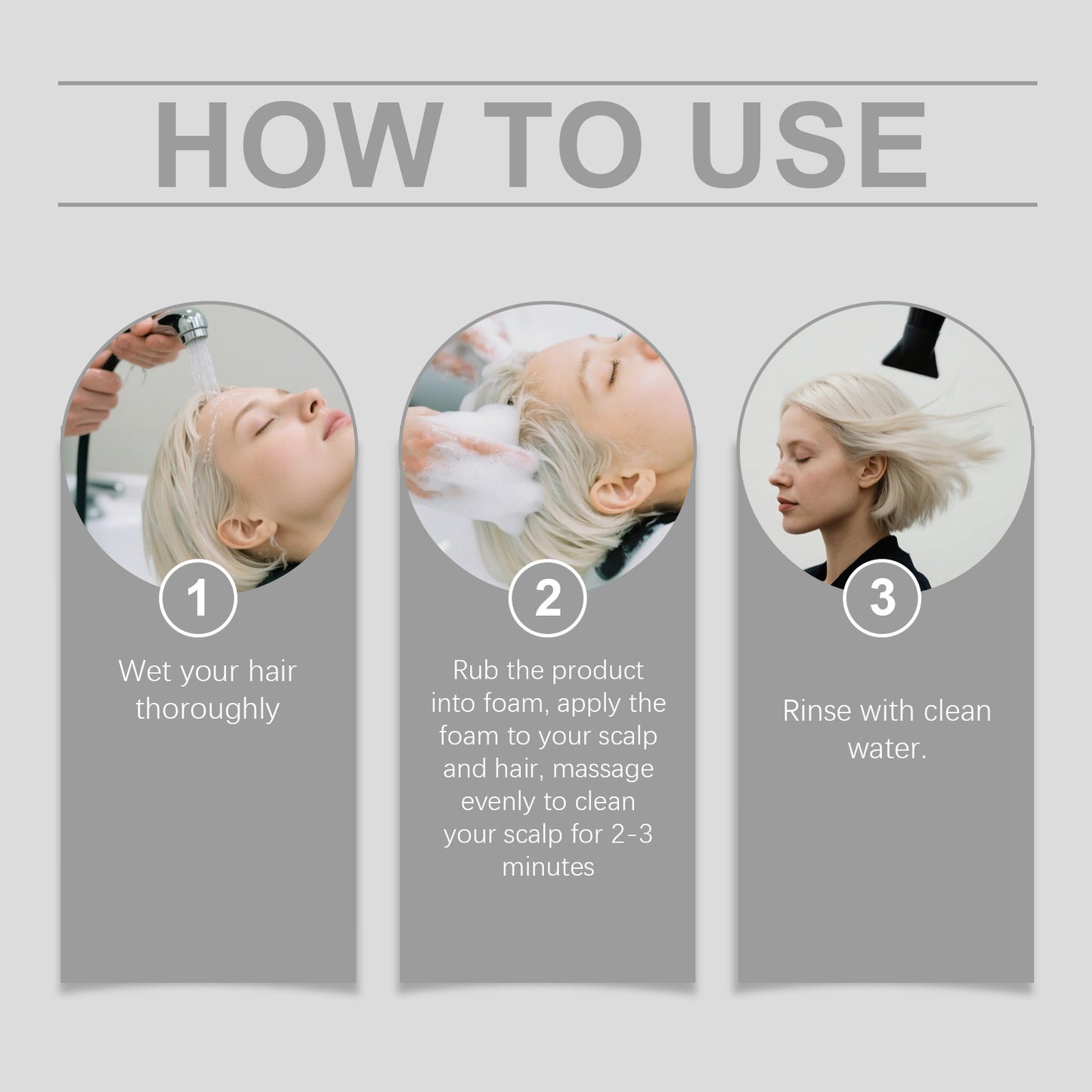 Champú y jabón de Hoegoa Platycladus Orientalis: nutre y fortalece el cabello (120 g)