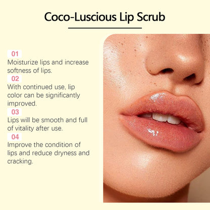 Hoygi Coco-Luscious Lip Scrub – Gentle Exfoliation, Moisturizing & Refreshing Care