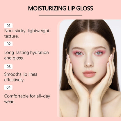 Zephoco Glazed Lip Gloss Stick – Moisturizing Shine for Defined, Smooth Lips