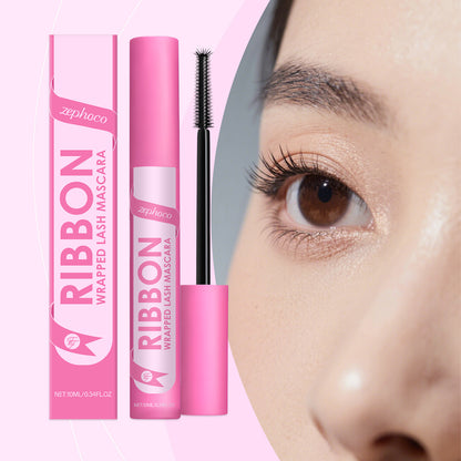 Zephoco Ribbon Wrapped Lash Mascara – Waterproof, Slimming Lash Effect & Smooth Application