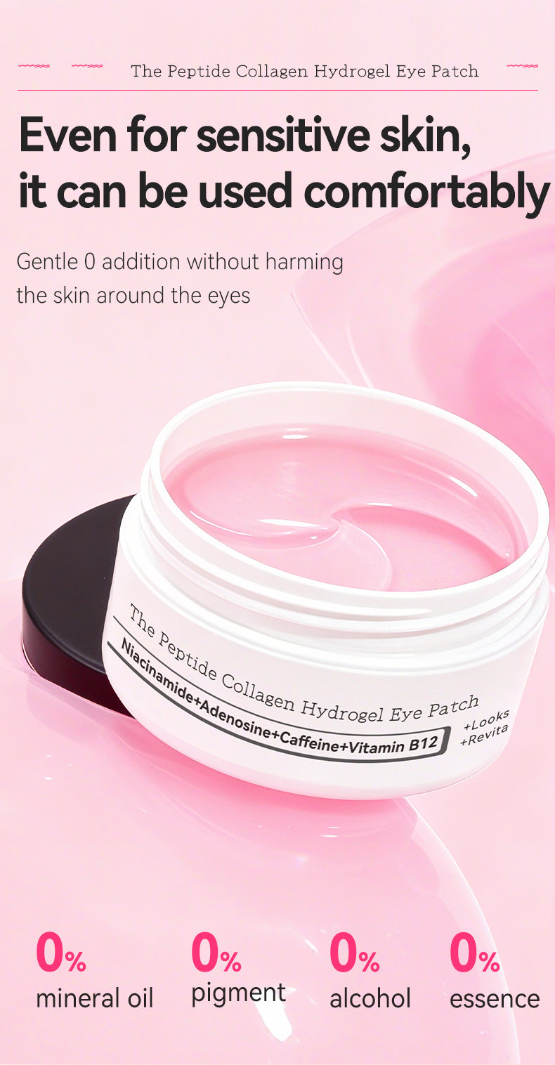 Parches de hidrogel de colágeno para ojos (60 unidades): hidratantes y refrescantes para el contorno de ojos 