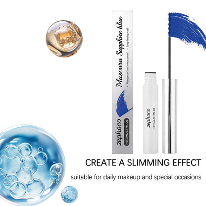 Máscara de pestañas Zephoco: fórmula resistente al agua, suave y sin grumos